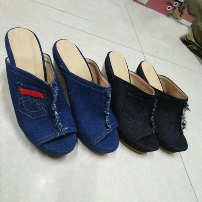 Women's Open Toe Wedge Sandals 52679077