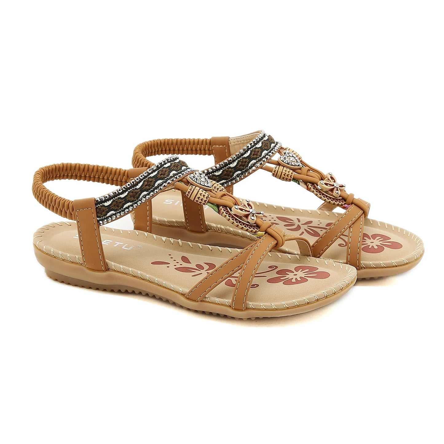 Women's Boho Beaded Vintage Sandals