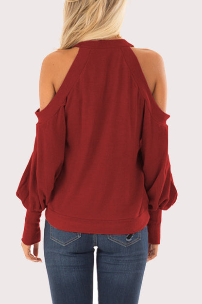 Casual Solid V Neck Tops