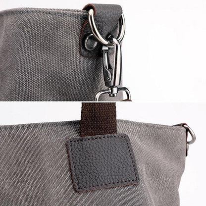 Canvas Casual Large Capacity Patchwork Handbag Crossbody Bag