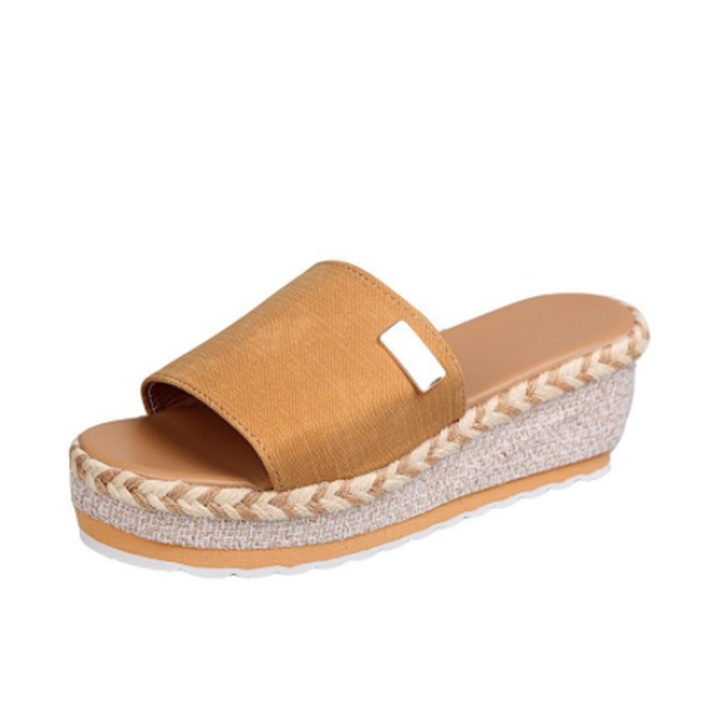 Women's Platform Espadrilles Wedge Slippers