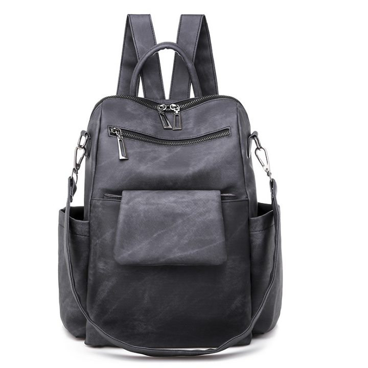 2020 New And Fashional Woman City-Style PU Backpack Shoulder Bag