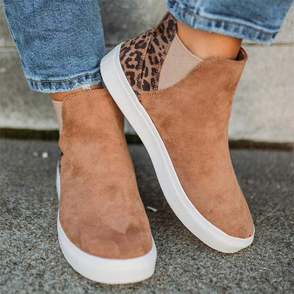 Women's Platform Round Toe Canvas Sneakers 30015112C