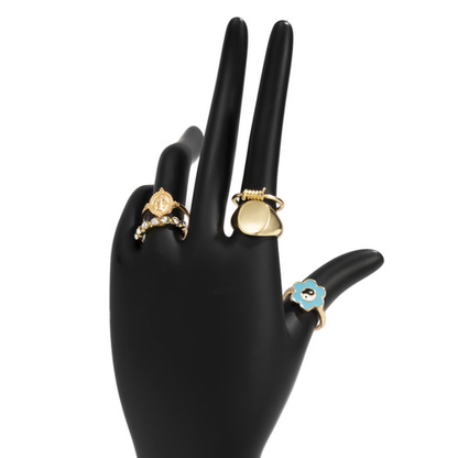 Retro Simplicity 5PCS Ring Set