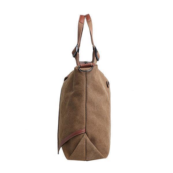 Canvas Large Capacity tote bag Patchwork Leisure Crossbody Bag