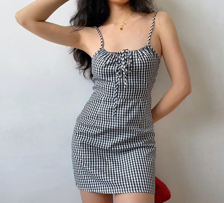 Versailles Gingham Mini Dress