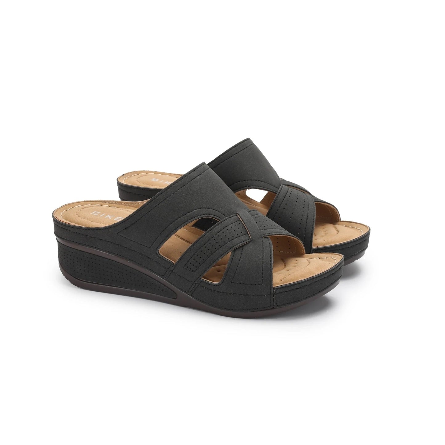 Women's Cutout Wedge Sandals