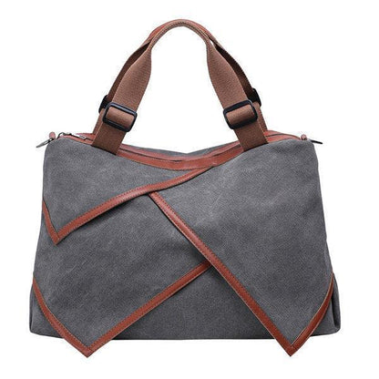 Canvas Large Capacity tote bag Patchwork Leisure Crossbody Bag
