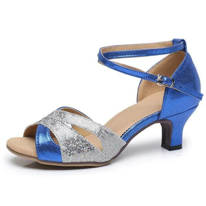Women's Elegant Mid Heel Soft Dancing Shoes 41850620C