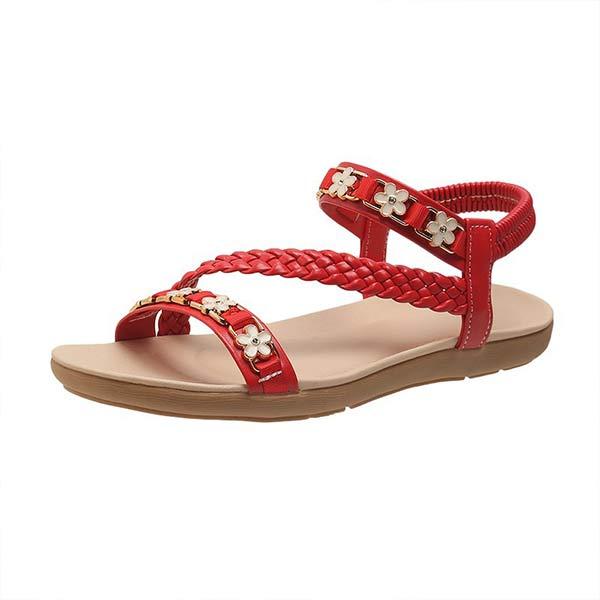 Women's Flat Flower Beach Sandals 47907688C