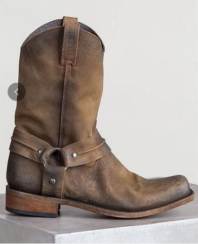 Women's Vintage Autumn and Winter Leather Boots