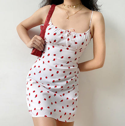 Strawberry Shortcake Mini Dress ~ HANDMADE