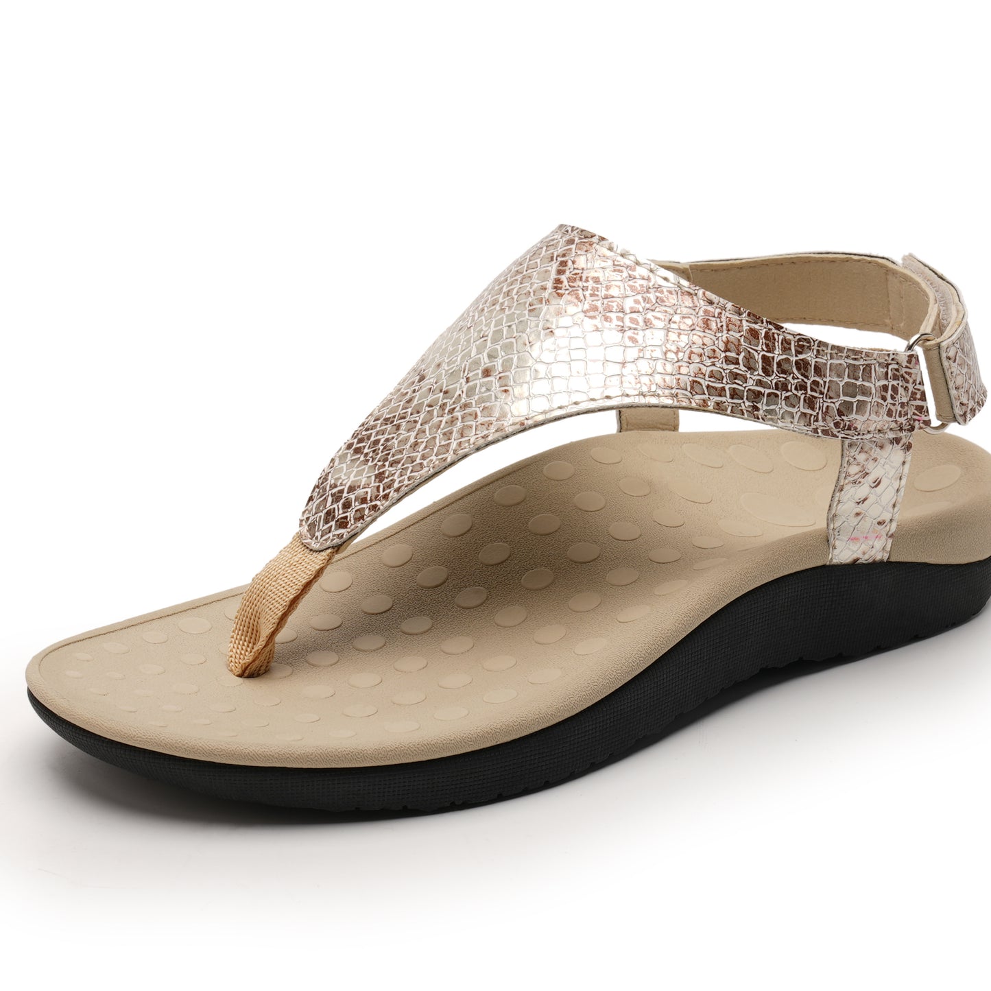 Women's Simple Wedge Thong Sandals