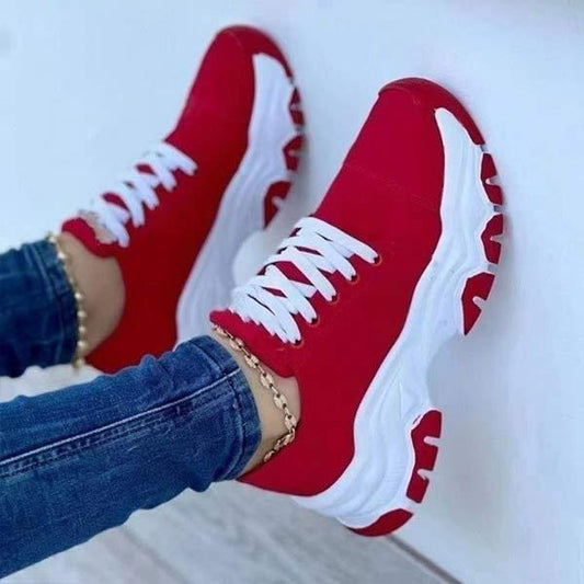 Women'S Lace-Up Casual Sneakers 55987850C