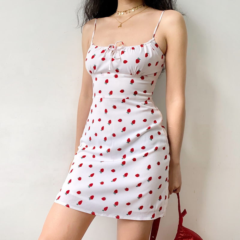 Strawberry Shortcake Mini Dress ~ HANDMADE