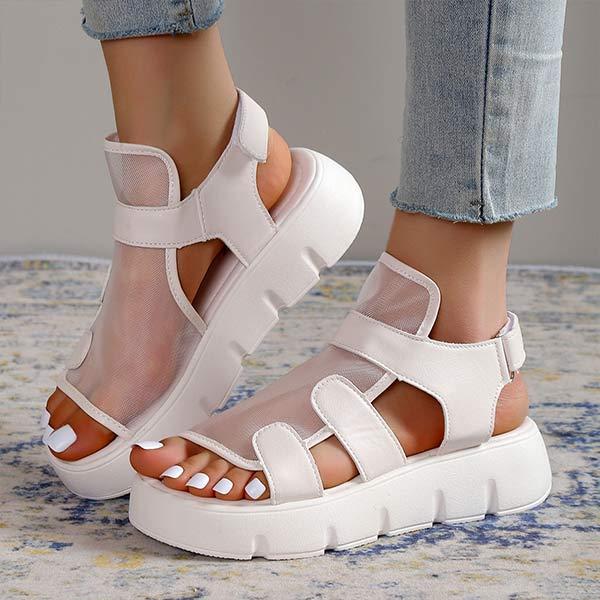 Women's Mesh Breathable Platform Sandals 26459716C