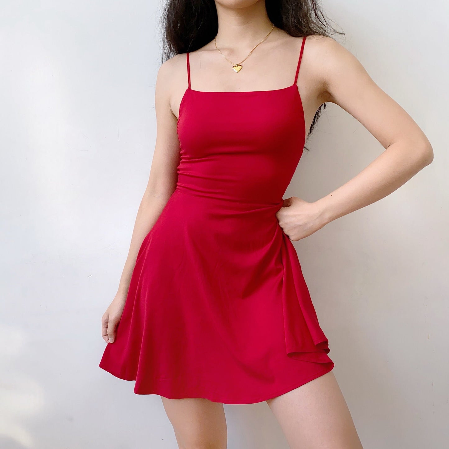 Winnifred Backless Halter Dress ~ HANDMADE