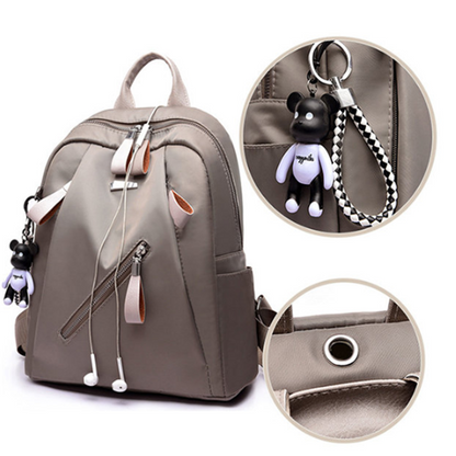 Women Casual Oxford Backpack Multi-function Shoulder Bag