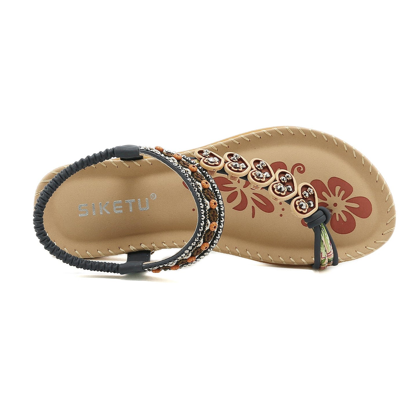 Women's Boho Beaded Vintage Sandals