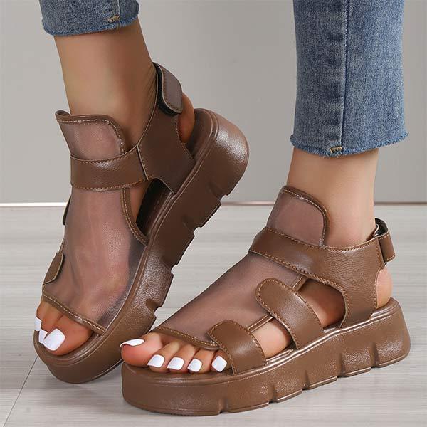 Women's Mesh Breathable Platform Sandals 26459716C