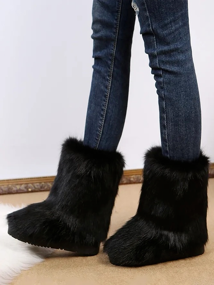 Plush Warm Snow Booties