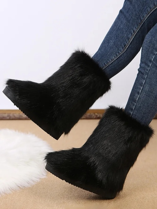 Plush Warm Snow Booties