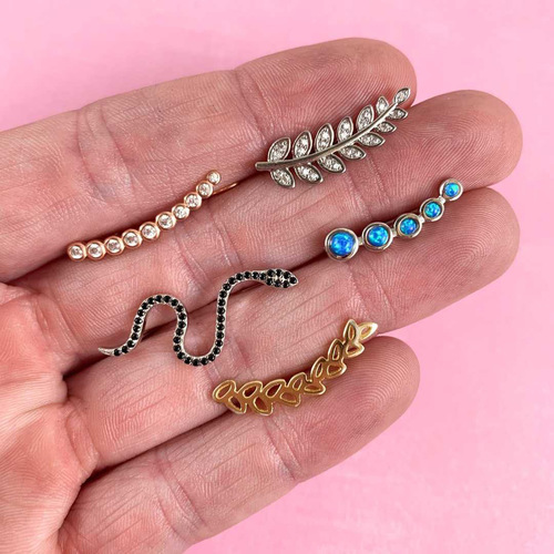 Boho Turquoise Stud Earring Set