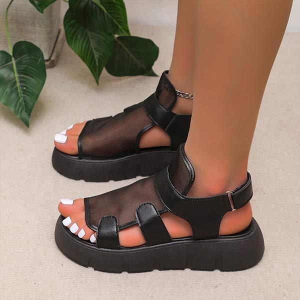 Women's Mesh Breathable Platform Sandals 26459716C
