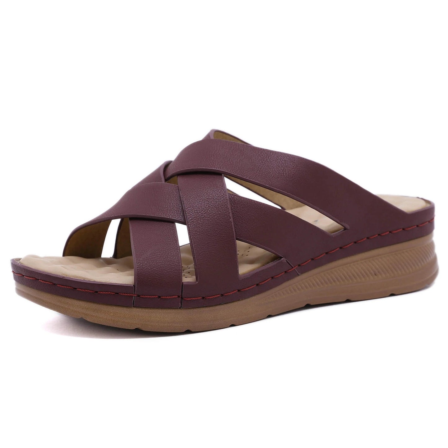 Women's Cross Massage Wedge Sandals