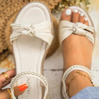 Date Pu Summer Bowknot Sandals