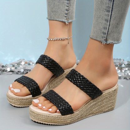 Platform Wedge Sandals for Women - Non Slip