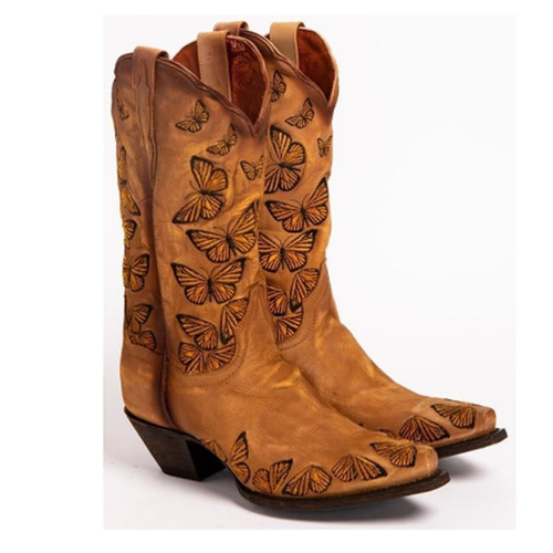 Embroidered Western Cowboy Boots