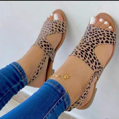 Women's Flat Fish Mouth Roman Sandals 49335202C
