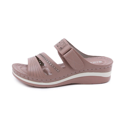 Women's  Retro Massage Sponge Wedge Sandals