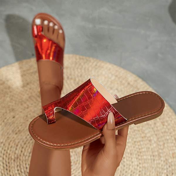 Women'S Flat Toe Casual Beach Sandals 07771235C