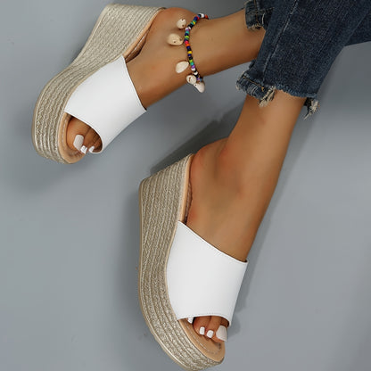 Women's Platform Wedge Slippers