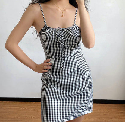 Versailles Gingham Mini Dress