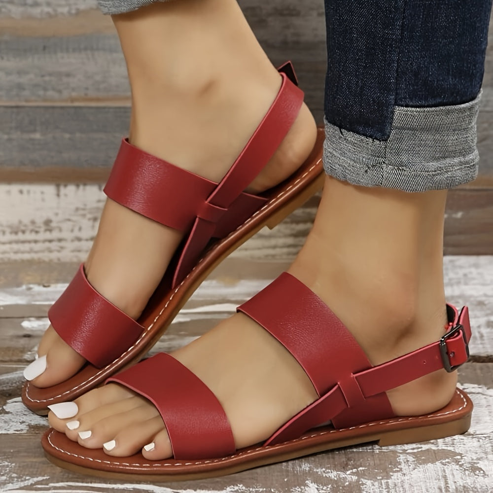 Women's Flat Ankle Strap Sandals