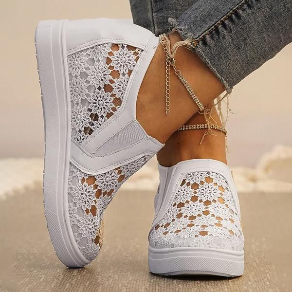 Women's Hollow Breathable Mesh Casual Shoes 34656642C