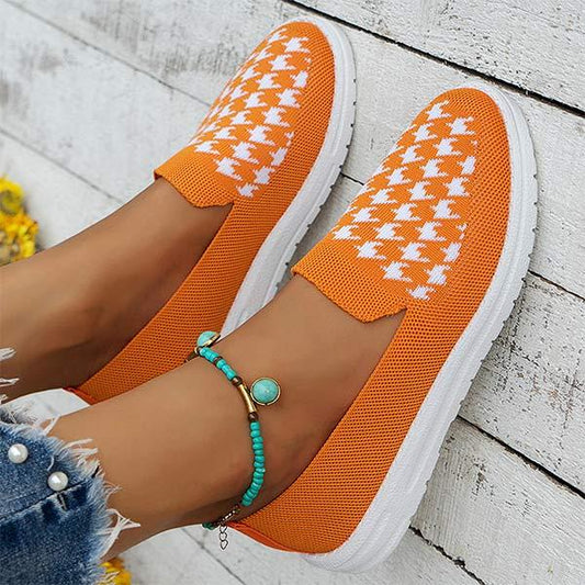 Women's Fabric Slip On Flat Casual Shoes 50121077C