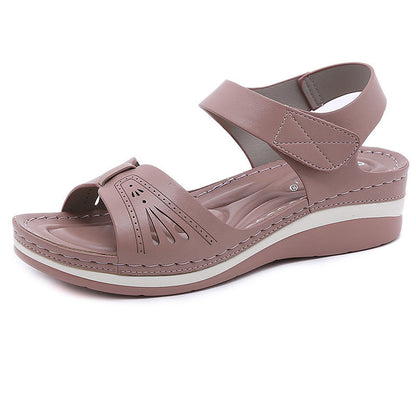 Women's  Retro Massage Sponge Wedge Sandals