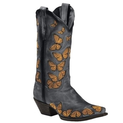 Embroidered Western Cowboy Boots