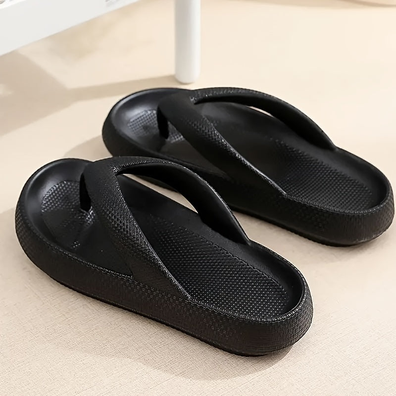 Non-slip Women's Platform Flip Flops - Super Soft & Stylish