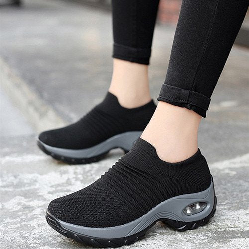 New women's height sneakers - air cushion shoes