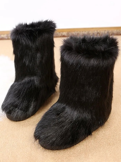 Plush Warm Snow Booties