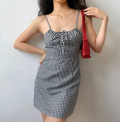 Versailles Gingham Mini Dress