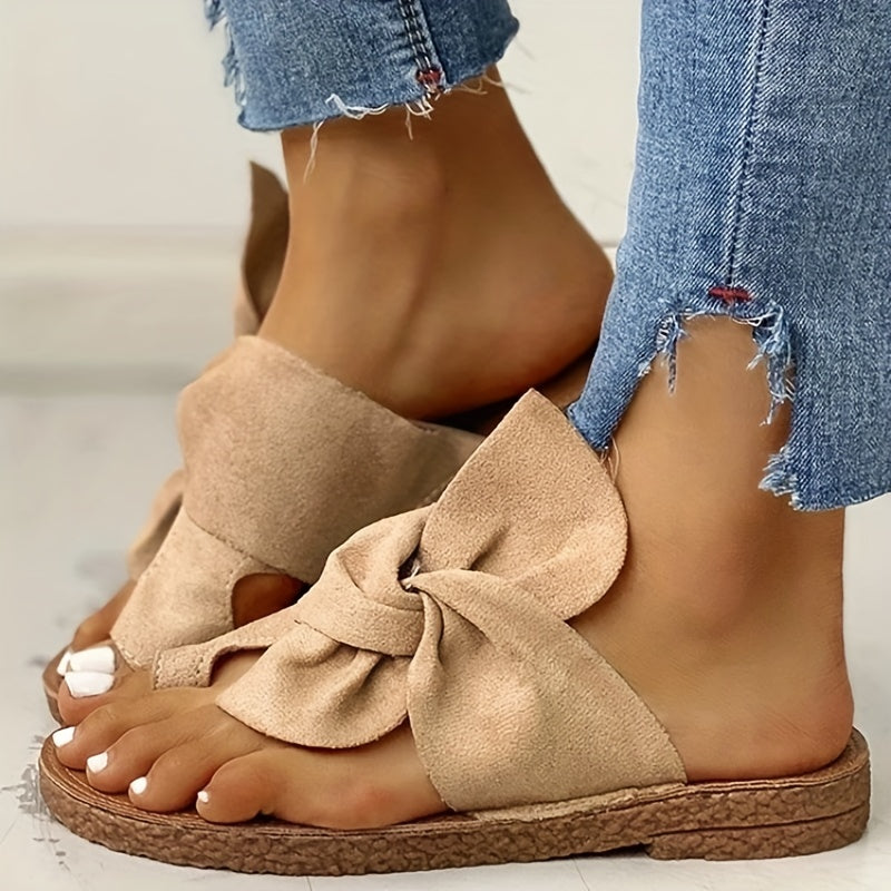 Non-Slip Toe Loop Sandals for Women - Perfect for Outdoor Casual Wear!