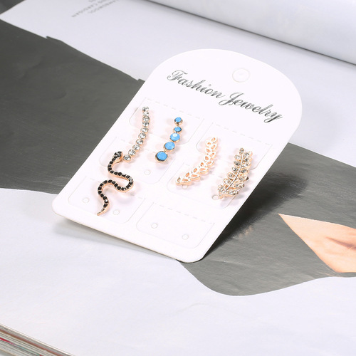 Boho Turquoise Stud Earring Set