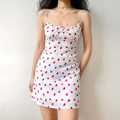 Strawberry Shortcake Mini Dress ~ HANDMADE