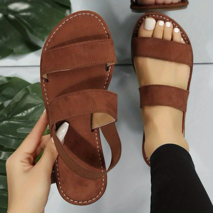 Women's Flat Ankle Strap Sandals